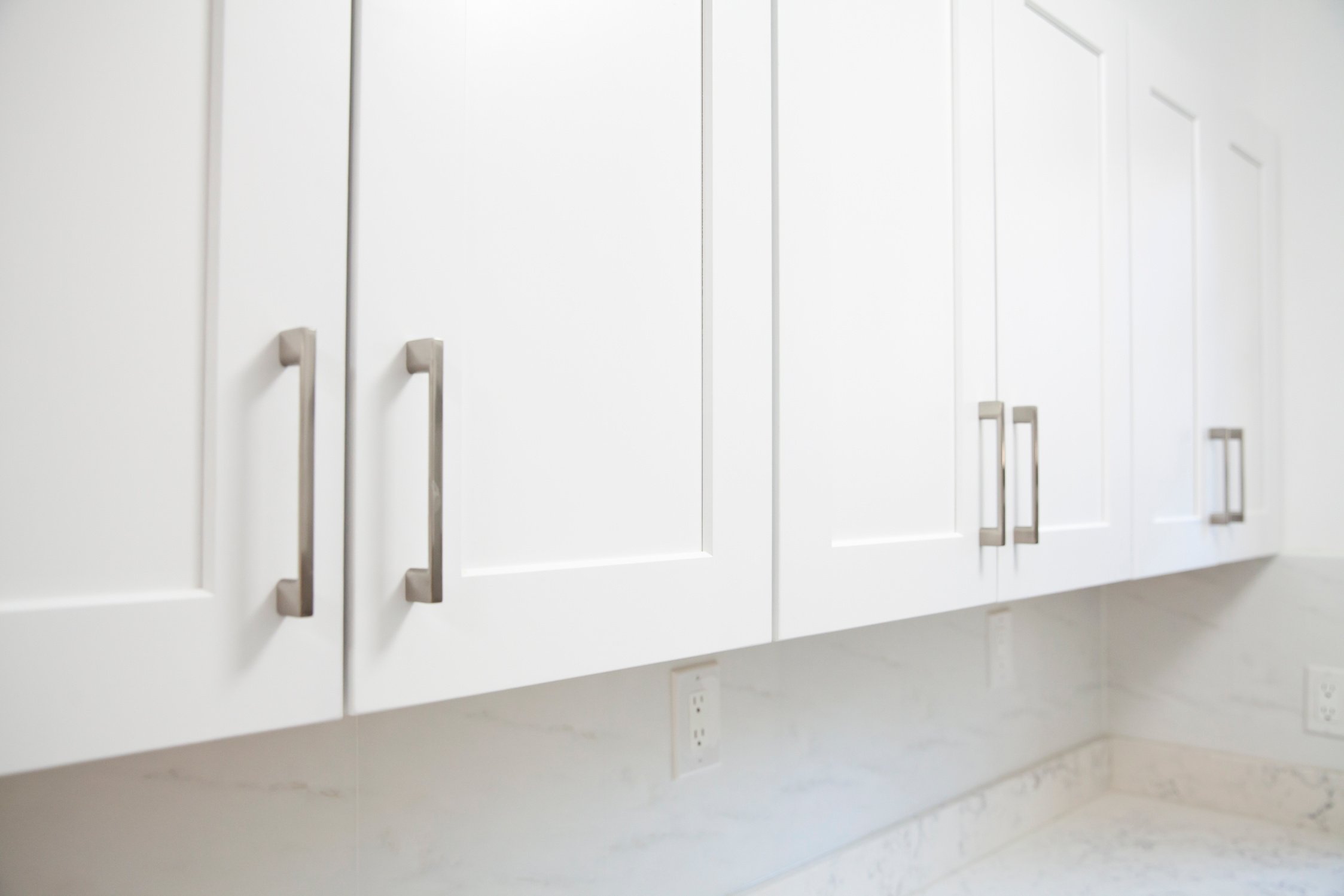 White kitchen cabinet